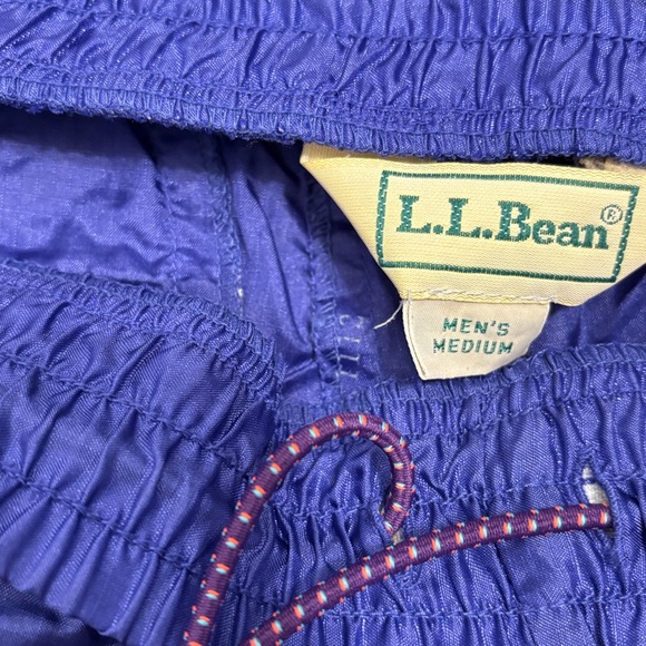 L.L. Bean Blue Sweatpants Relaxed Fit Joggers - Picture 3 of 4